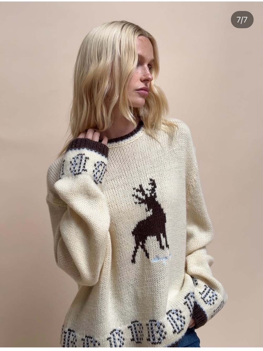 Dairy Boy Deer Sweater